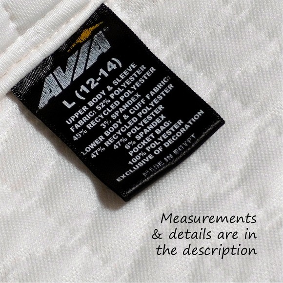 White Quilted Chevron Performance Jacket Soft Athleisure Zip Up 0X L Fall - Picture 4 of 6